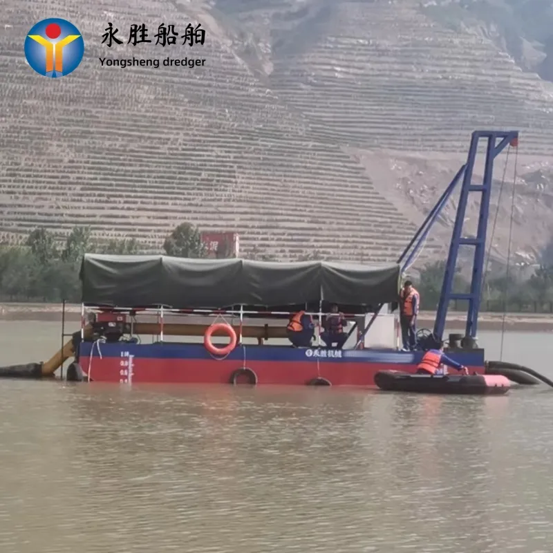 Dredger de areia fácil de operar para extração de areia em rios, lagos e mares 6