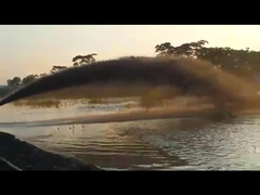 YSCSD350 capacidade sólida de 360 cbm/h draga de sucção de cortador hidráulico em funcionamento--Yongsheng Dredger