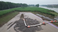 Pontos de descarga de areia e lama para o trabalho das dragas de sucção