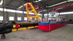 YSCSD450 Ensaios de dragas de sucção de cortador na oficina antes da expedição